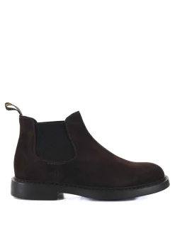 Stivali caviglia in pelle scamosciata doucals