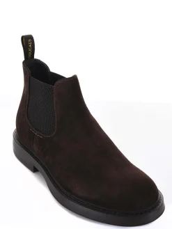 Stivali caviglia in pelle scamosciata doucals