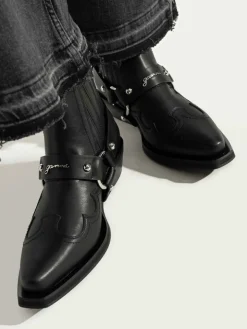 Stivali Chelsea in pelle western