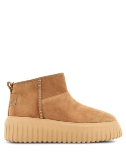 Stivali in pelle con strisce H
