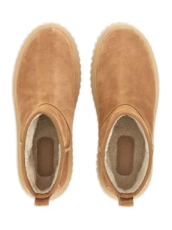 Stivali in pelle con strisce H