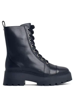 Stivali in pelle nera Blake