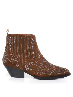 Stivali in suede texani