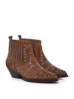 Stivali in suede texani
