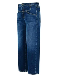 Stover- jeans di cotone blu