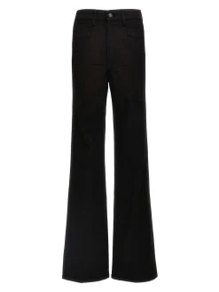 Stretch Twill Denim Wide Flare jeans