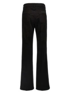 Stretch Twill Denim Wide Flare jeans