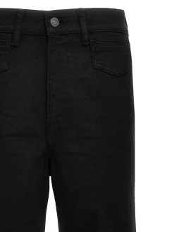 Stretch Twill Denim Wide Flare jeans