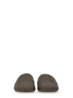 Techno Raffia Slipper
