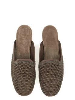 Techno Raffia Slipper
