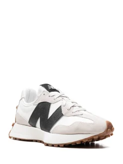 Tela e sneaker in pelle scamosciata in bianco