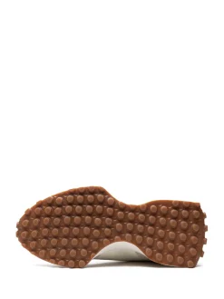 Tela e sneaker in pelle scamosciata in bianco