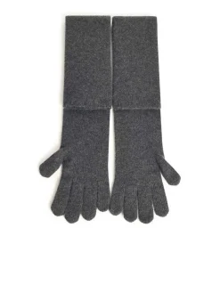 Timor Grey Cashmere Gloves