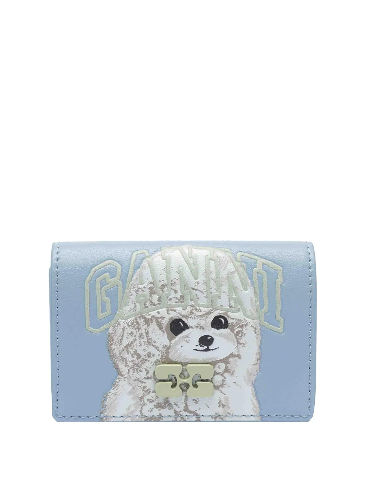 Titolare delle carte animali blu azzurro