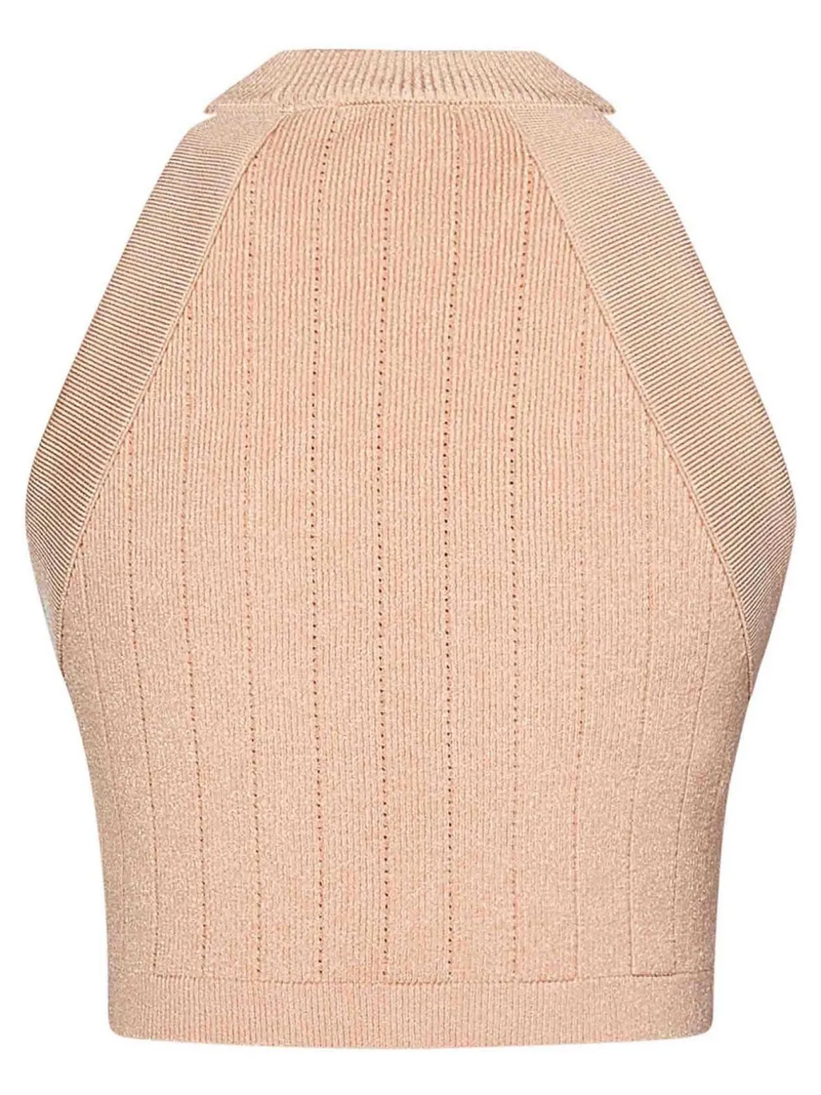 Top corto a maglia