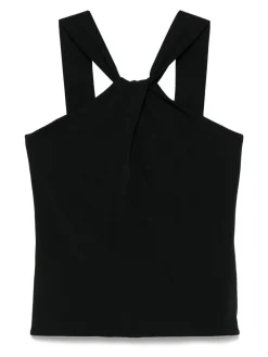 Top corto nero