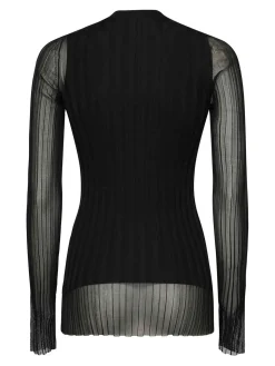 Top in maglia allungata