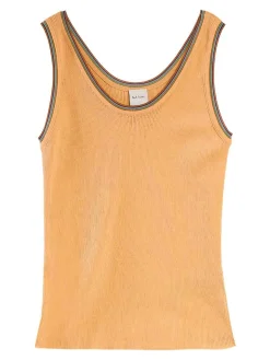 Top in Maglia Bordo Riga PS