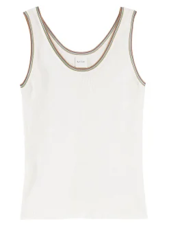 Top in Maglia Bordo Riga PS