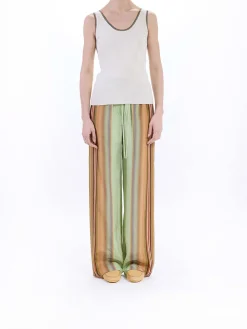 Top in Maglia Bordo Riga PS
