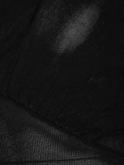 Top in maglia nera