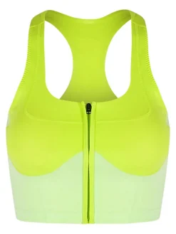 Top in poliestere verde