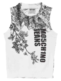 Top Smanicato a Maglia