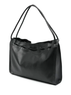TOTE BAG ISABELA in pelle nera