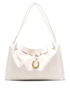 TOTE BAG ISABELA in pelle bianca
