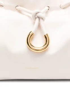 TOTE BAG ISABELA in pelle bianca