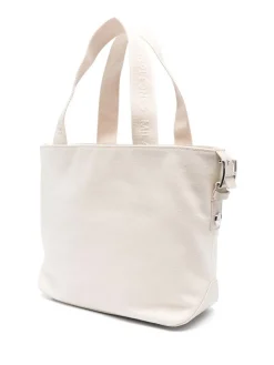 TOTE BAM di cotone in bianco