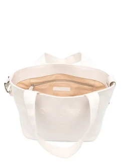 TOTE BAM di cotone in bianco