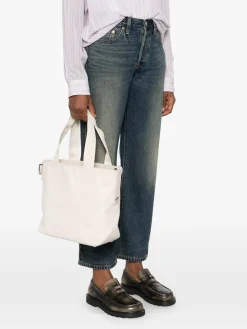 TOTE BAM di cotone in bianco