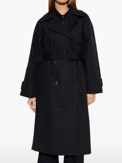 Trench oversize con cintura