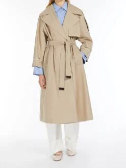 Trench utrenchover in twill antigoccia