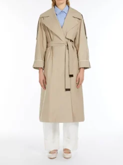 Trench utrenchover in twill antigoccia