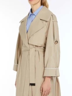 Trench utrenchover in twill antigoccia