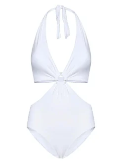 Trikini in microfibra bianca