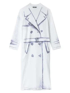 Trompe Loeil Trench Vestito
