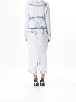 Trompe Loeil Trench Vestito