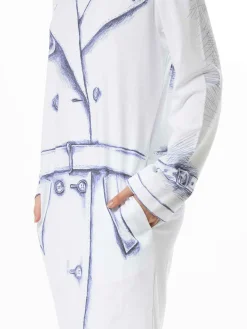 Trompe Loeil Trench Vestito