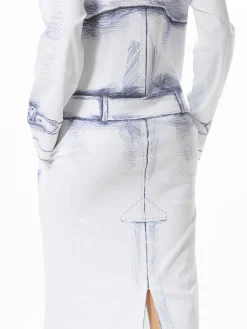 Trompe Loeil Trench Vestito