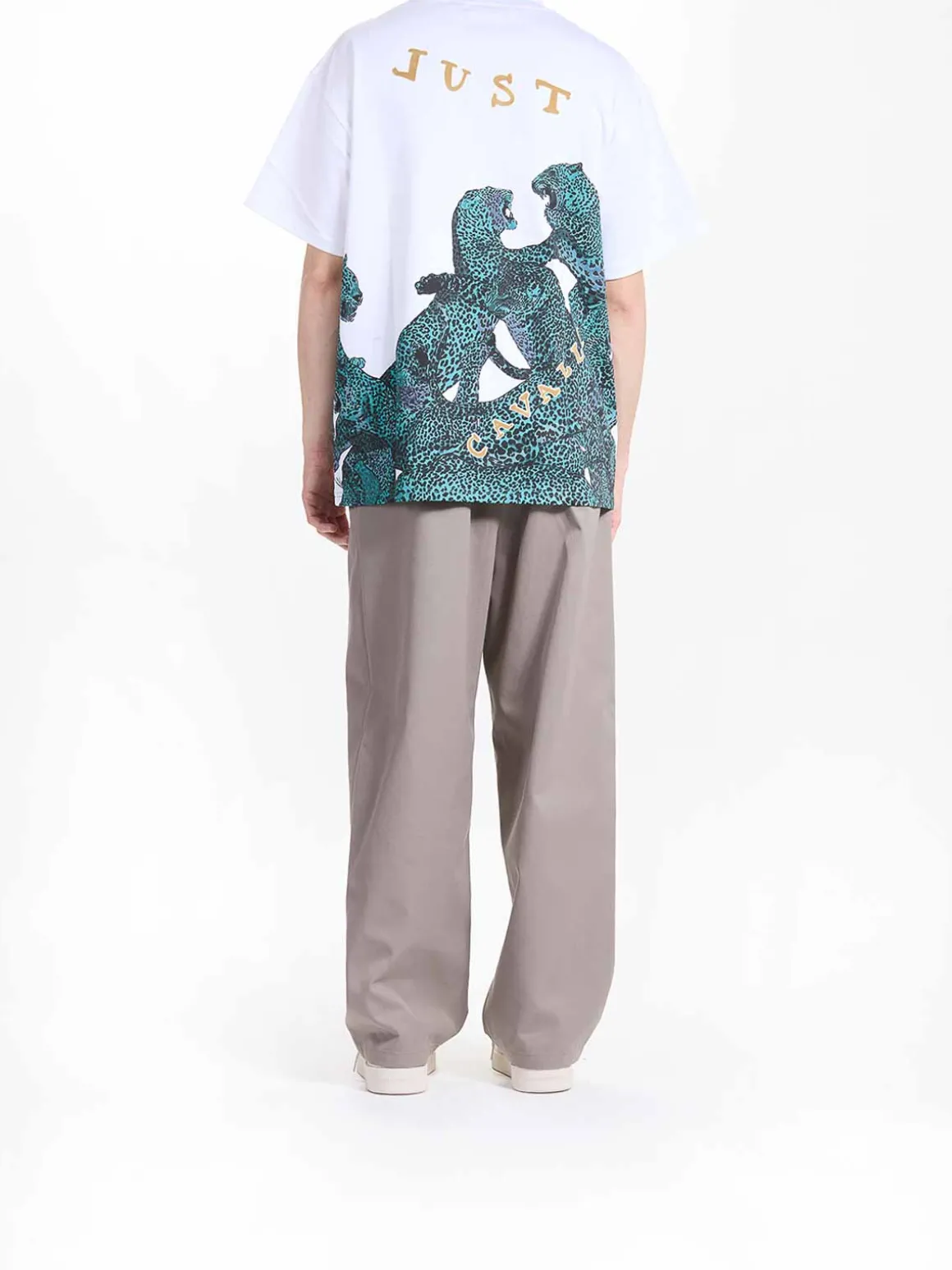 T-shirt a leopardo completo