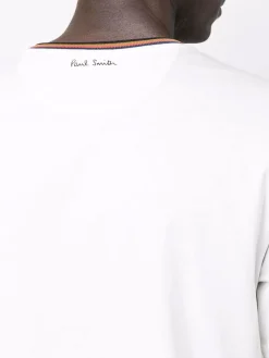 T-shirt a trim di contrasto
