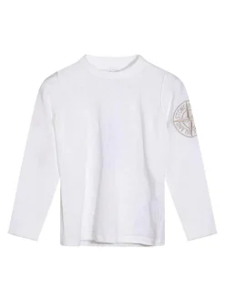 T-shirt bianco in cotone