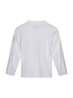 T-shirt bianco in cotone