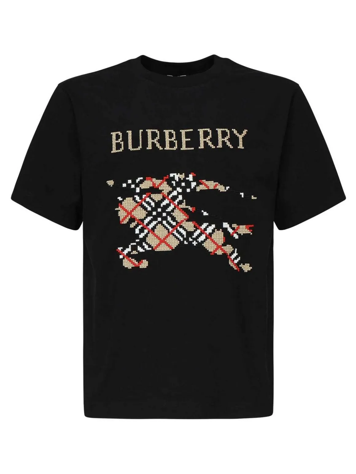 T-shirt con EKD a punto croce