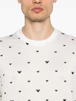 T-shirt del logo allover
