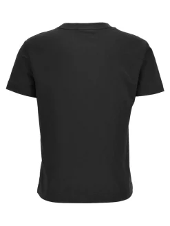 T-shirt del logo per stampa grafica in cotone