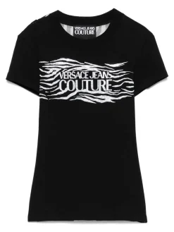 T-shirt del logo per stampa grafica in cotone